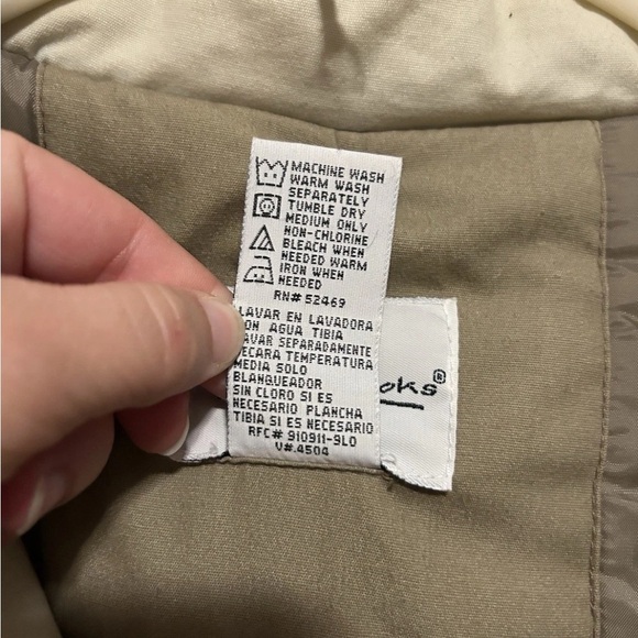 Bobbie Brooks Women's Tan Chore Coat Barn Jacket - Size XL with detachable hood - Picture 3 of 15